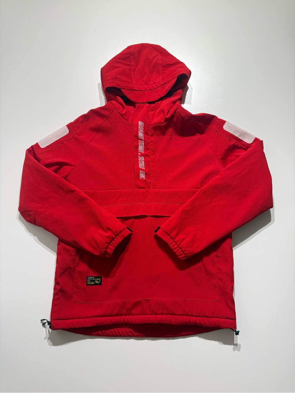 Kids Red Hooded Pullover Jacket Sz L